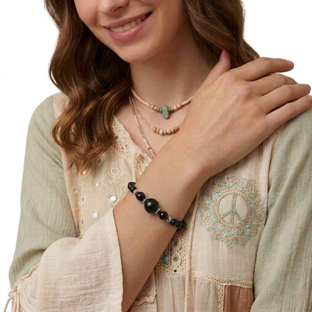 Pulsera de piedra onix de la india